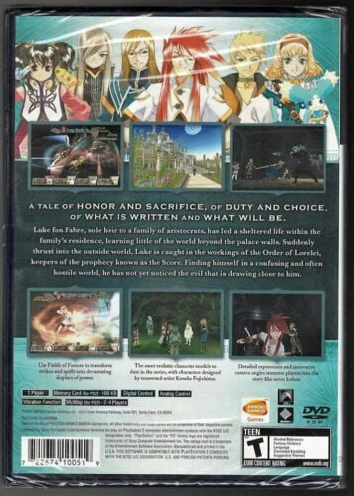 Tales of the abyss ps2 (brand new factory sealed us version) ps2