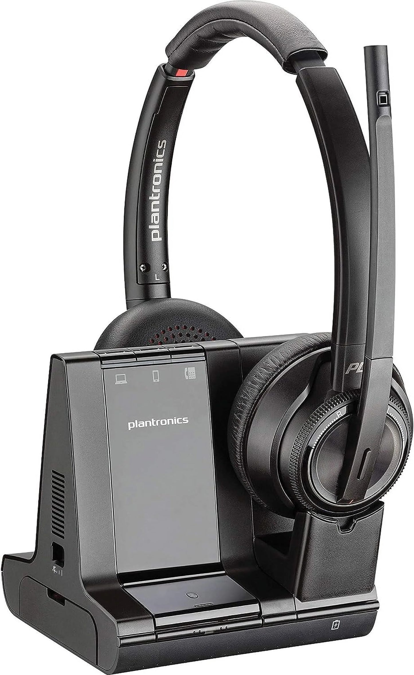 Plantronics savi w8220m binaural wireless headset 207326-01