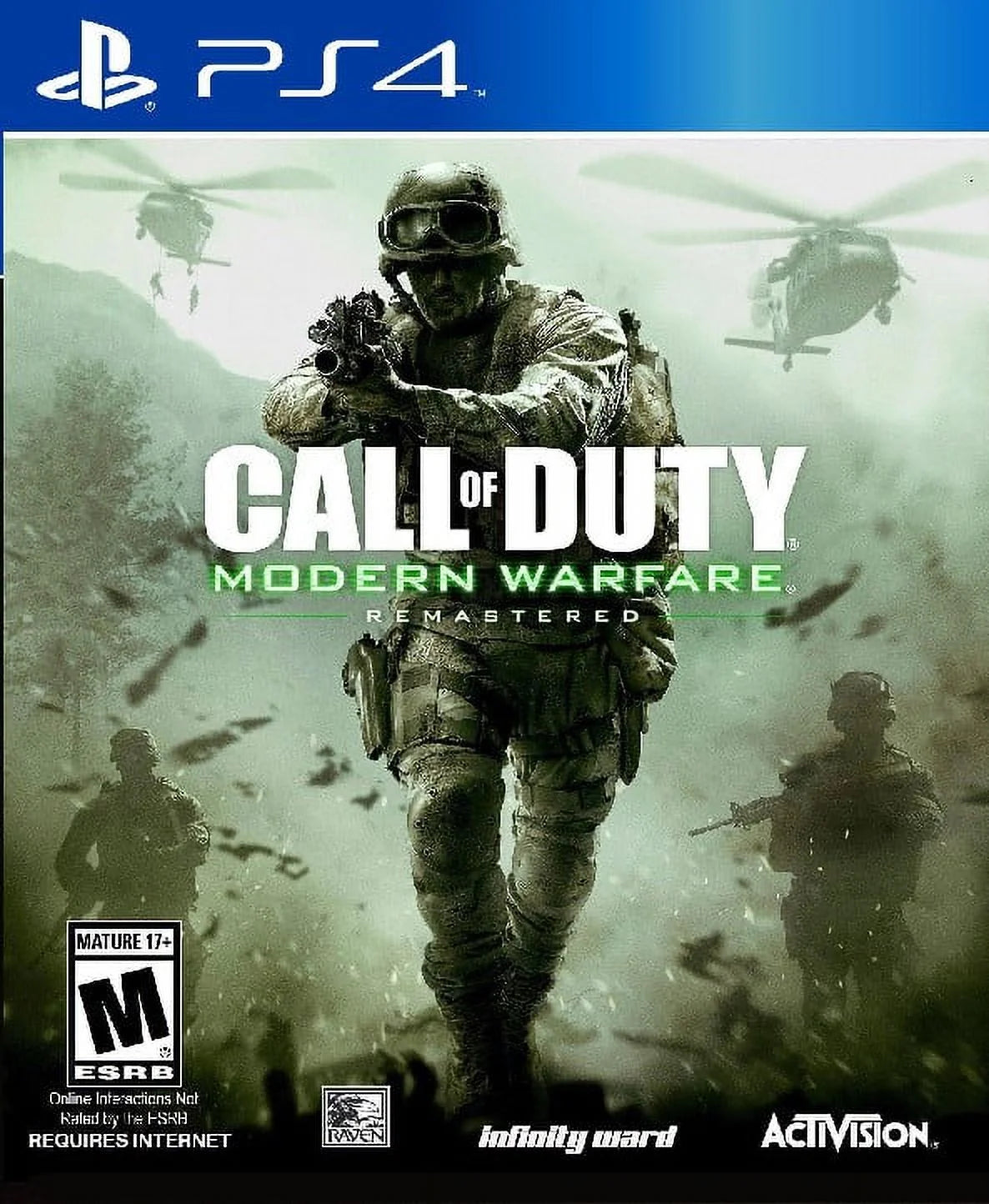 Restored call of duty: modern warfare remastered (sony playstation 4, 2017) shooter game (refurbished)