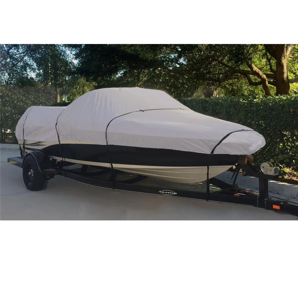 Boat cover compatible for essex genesis 20.5 i/o 1996 1997 1998 1999 2000 2001 storage, travel, lift