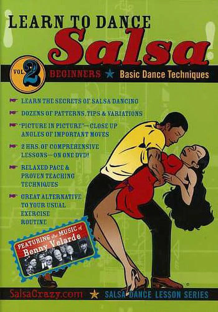 Vol. 2-salsa dancing guide for beginners (dvd)