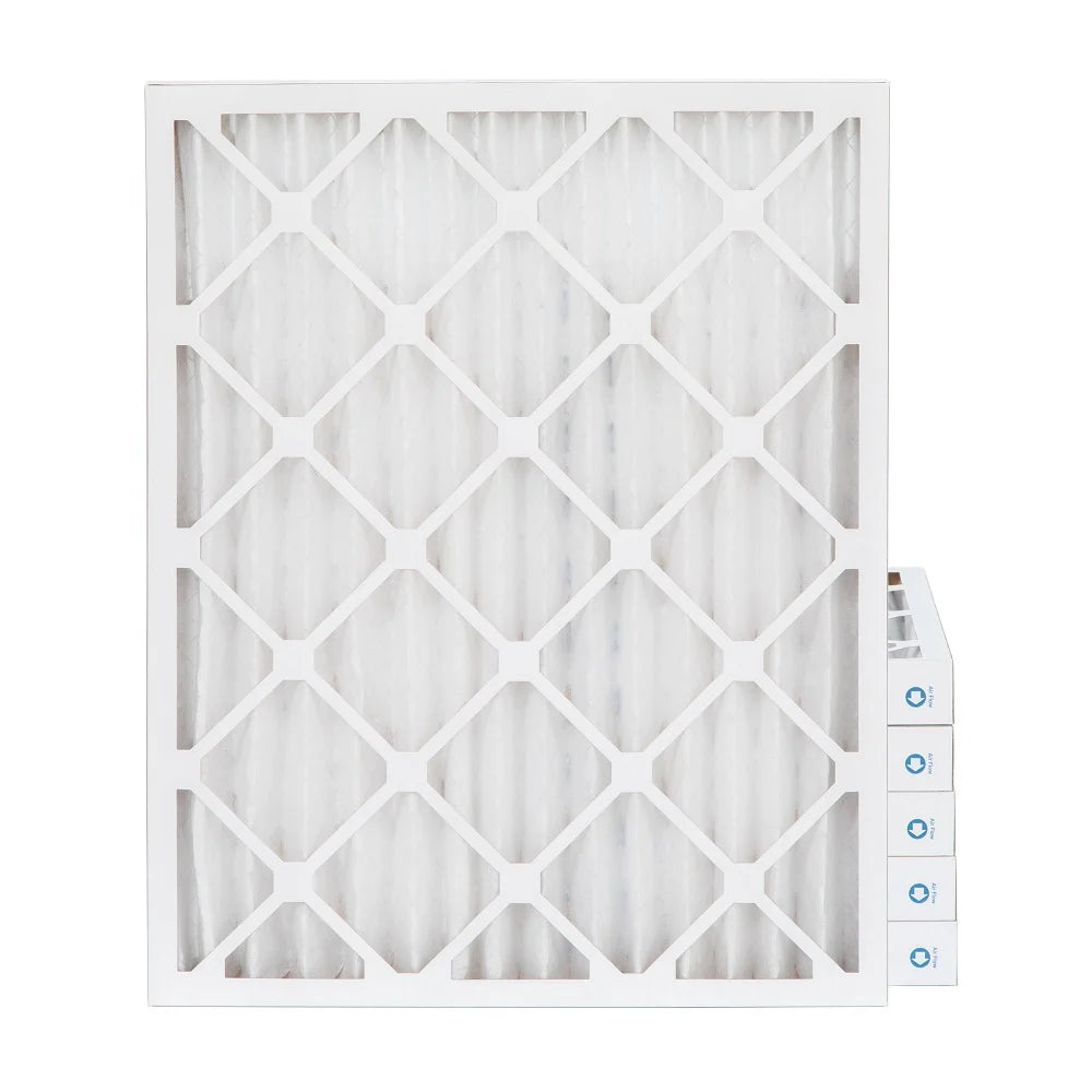 20x25x2 merv 11, mpr 1000 pleated ac furnace 2" air filters by pamlico. quantity 6. actual size: 19-1/2 x 24-1/2 x 1-3/4