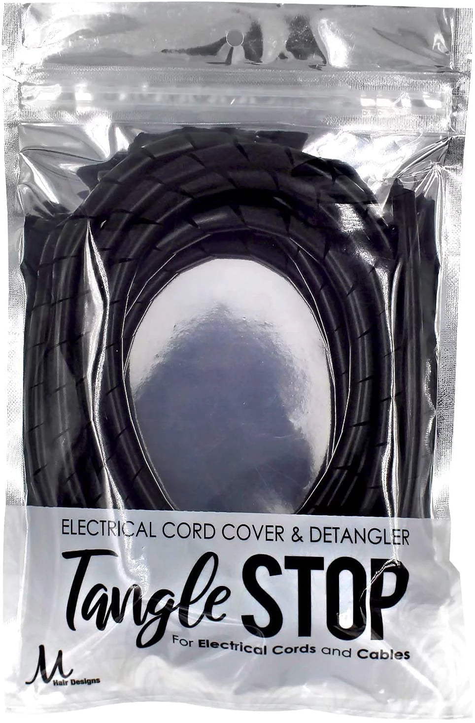 Parlux 3200 plus fuchsia hair dryer and m hair designs tangle stop cord cover detangler black (bundle - 2 items)