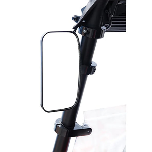 Deluxe rectangle utv mirror kit compatible with yamaha wolverine rmax 4 1000 xt-r 2021