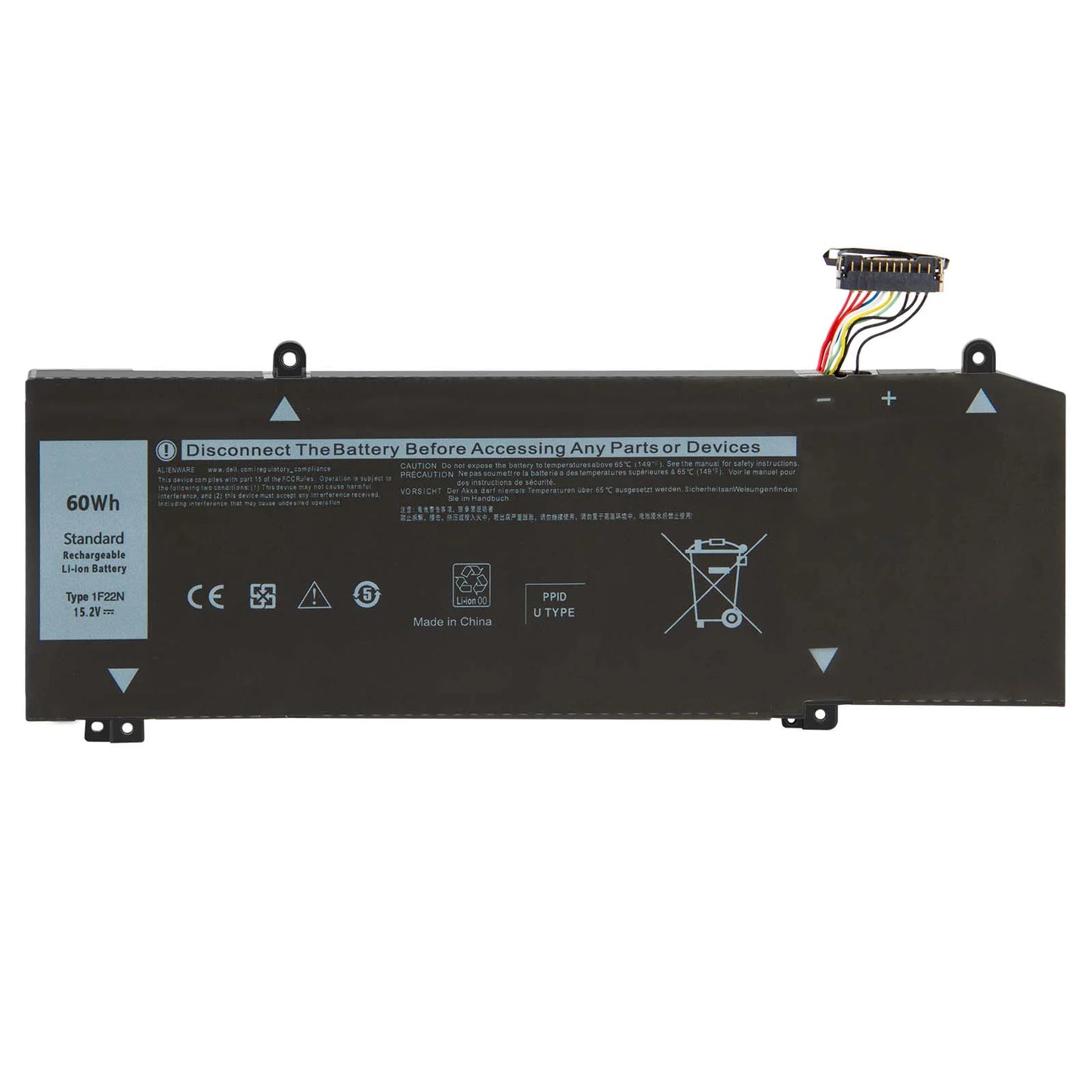 Notebook computer battery for dell g7 7790 series