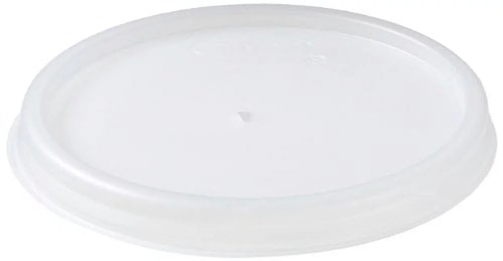 Dart plastic lids, fits 4oz cups, translucent, 1000 count