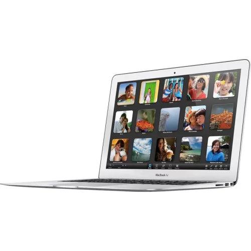 Apple macbook air 13-inch (i5 1.6ghz, 128gb ssd) (early 2015, mjve2ll/a) - silver bundle with black zipper sleeve + notebook computer starter kit + cleaning kit (refurbished)