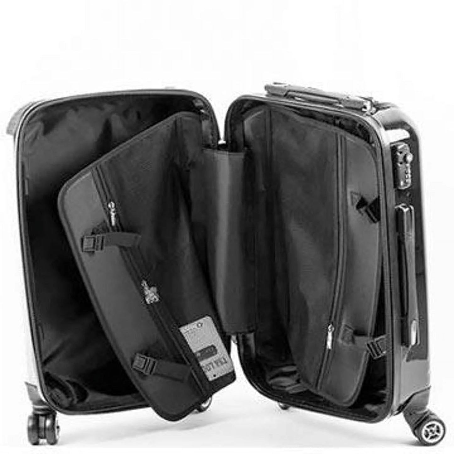 Rocksax unisex the beatles official tour series luggage/suitcase by rocksax - tickets - carry on 52l