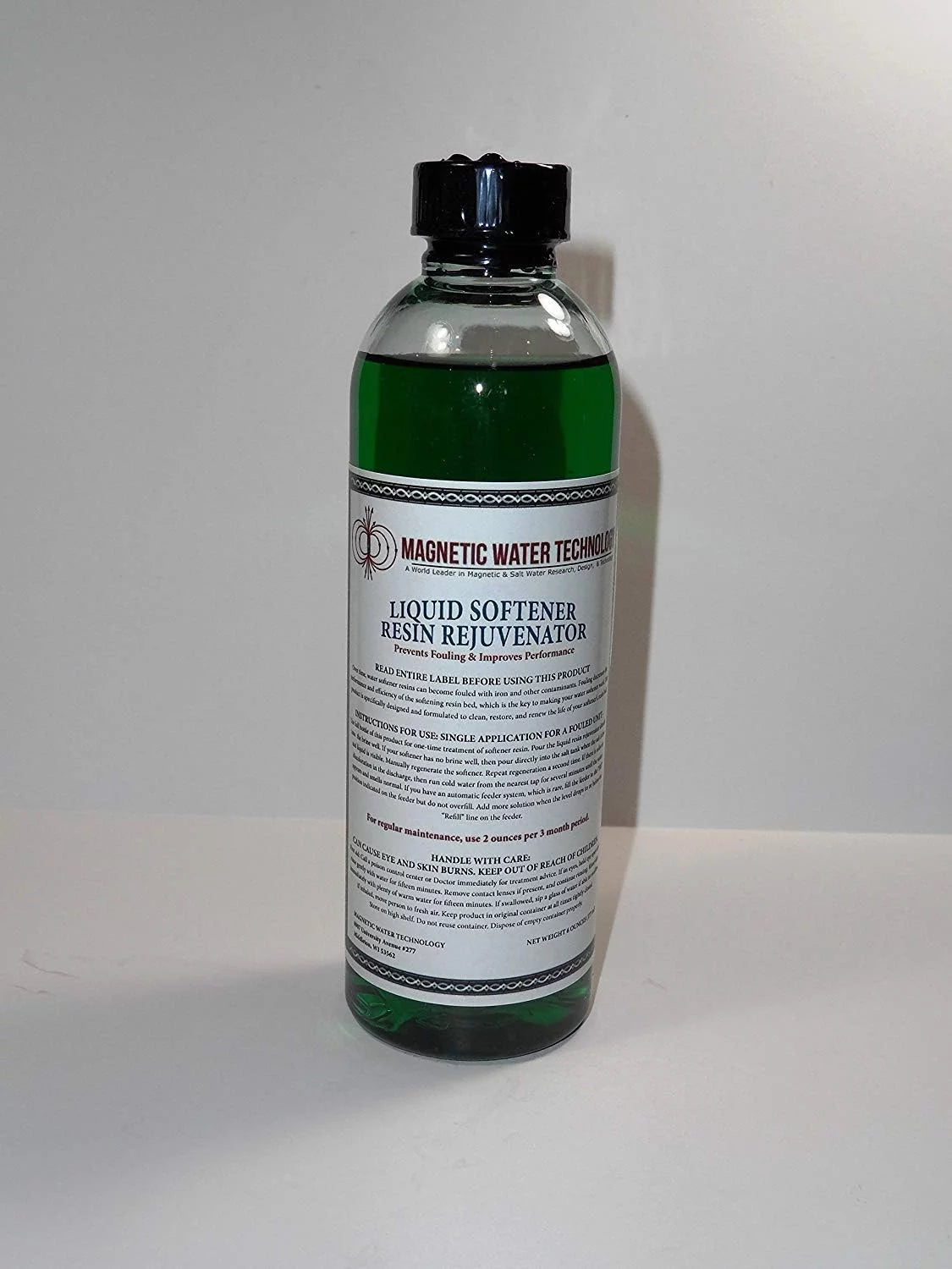 Water softener repair resin restorer and cleaner