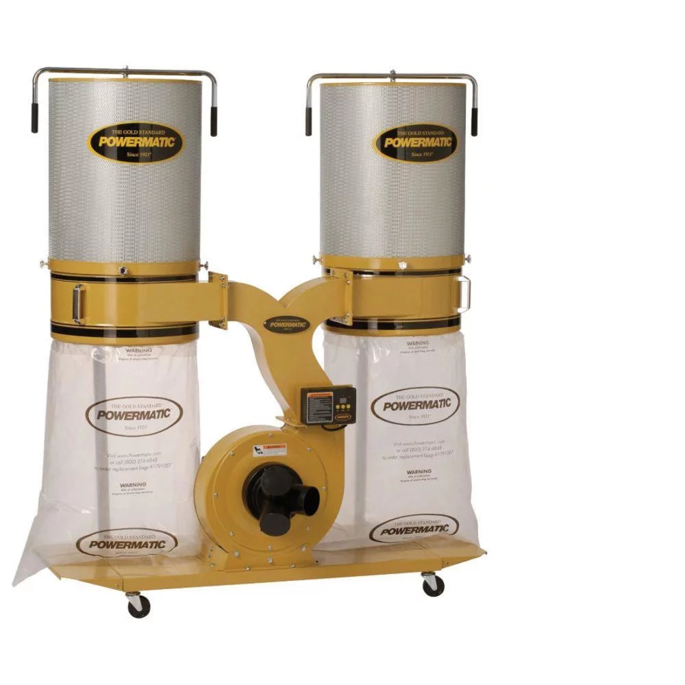 Powermatic pm1900tx-ck1 dust collector w/ canister kit 3hp 1ph - 1792072k