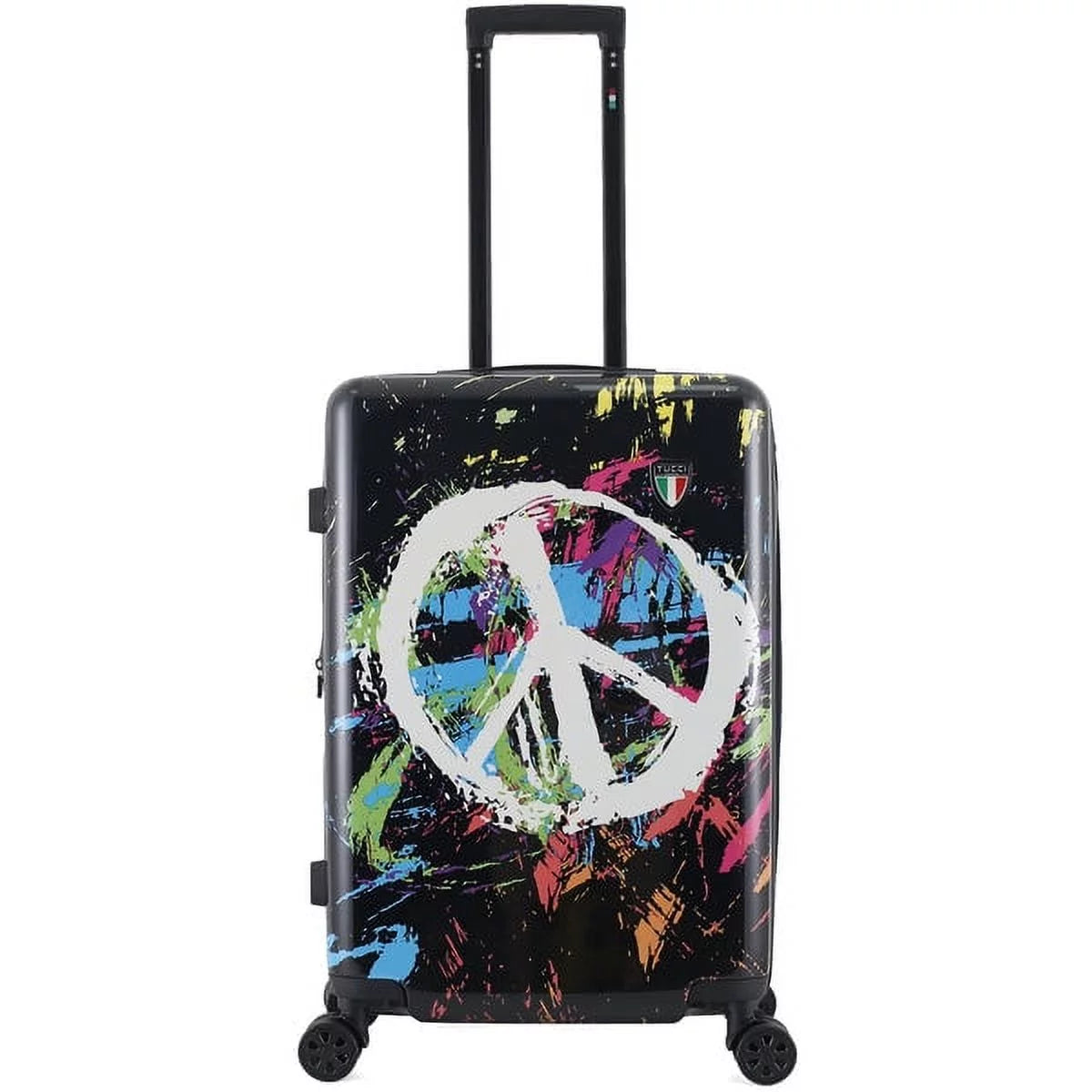 Tucci disegno - spray art peace in the world 28-inch large hardside luggage