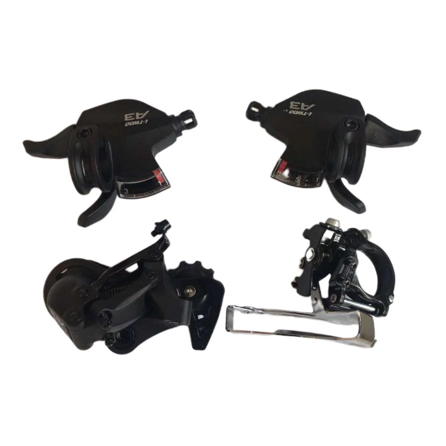 4pcs/set bike front & rear derailleur set a3 cycling