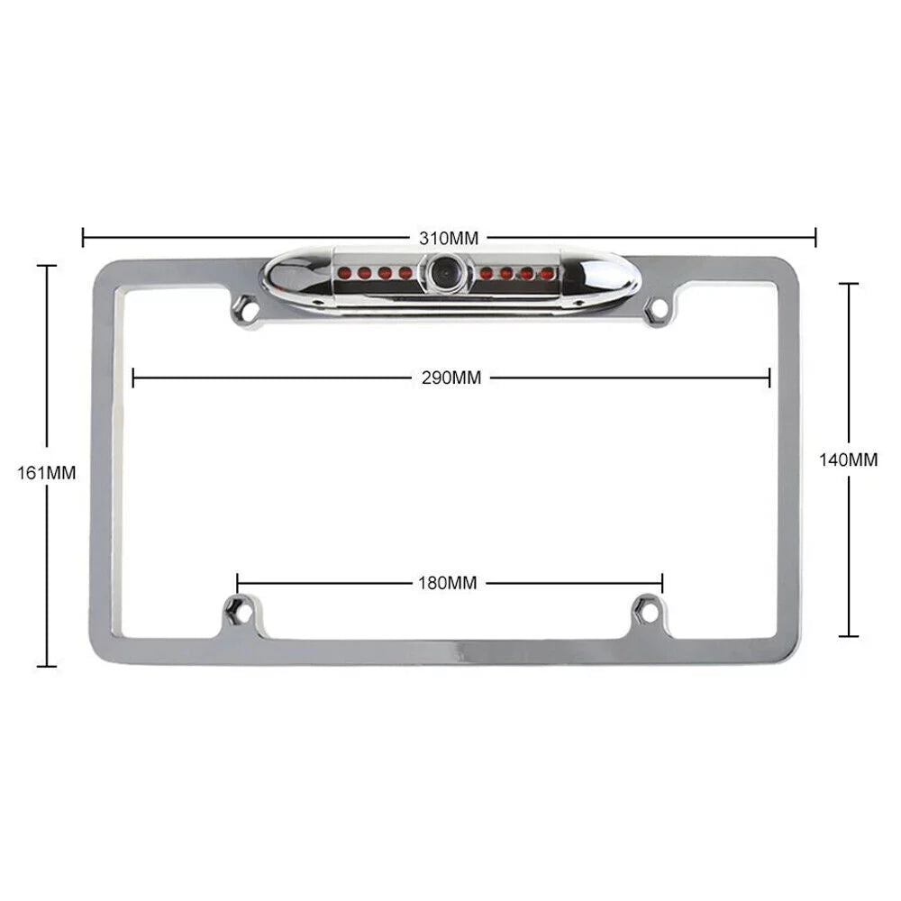 Silver color rear view camera w/ night vision for kenwood ddx26bt ddx-26bt ddx25bt ddx-25bt ddx24bt kw-nt500hdt