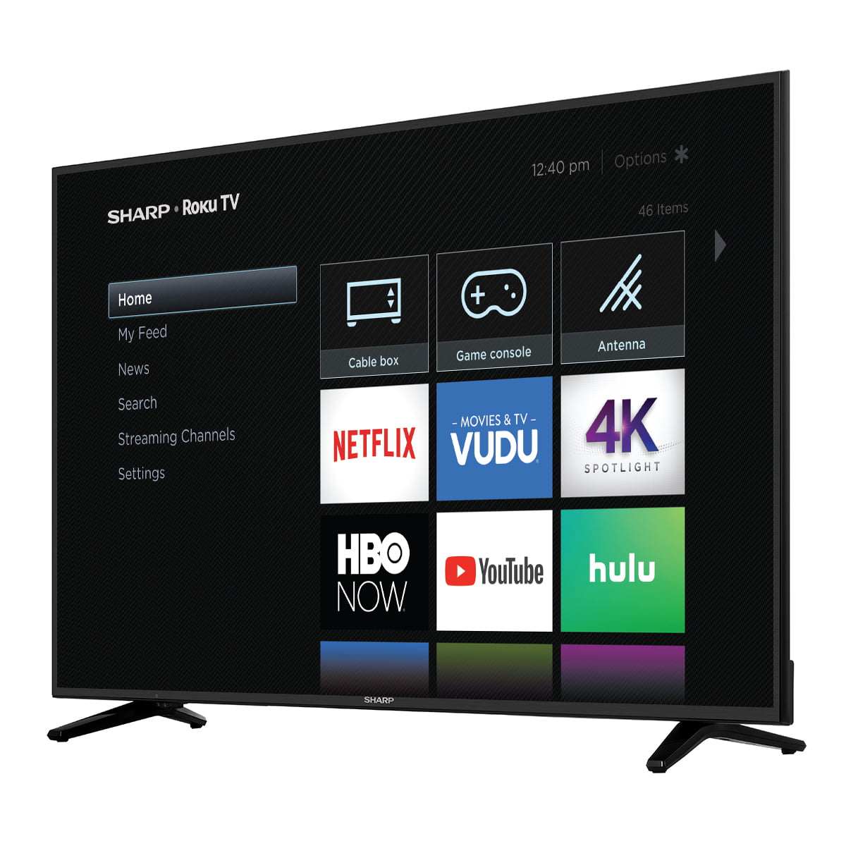 Sharp 58" class 4k ultra hd (2160p) hdr roku smart led tv (58q7330u)