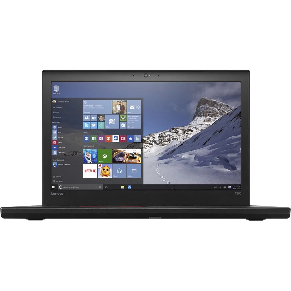 Restored lenovo thinkpad t560 notebook intel's i5 processor 2.40 ghz 16 gb ram 512 gb ssd w10p (refurbished)