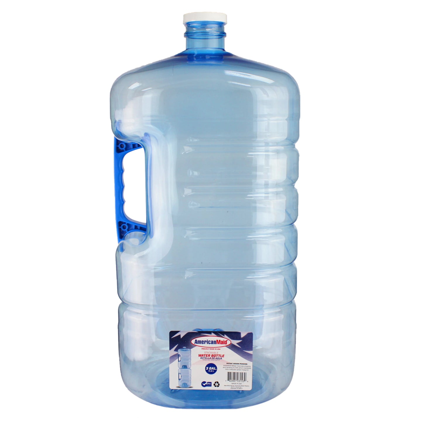 American maid 5 gallon square stackable water bottle, pack 2