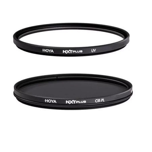 Nxt plus 77mm 10-layer hmc multi-coated uv lens filter, low-profile aluminum frame - with hoya nxt plus 77mm 10-layer hmc multi-coated circular polarizer lens filter