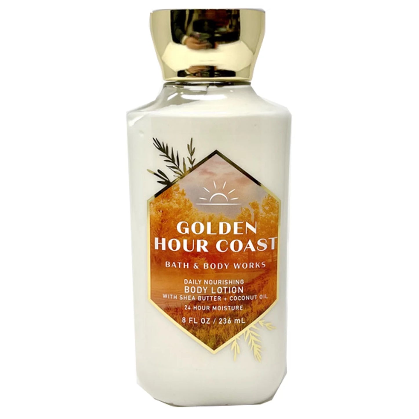 White barn  golden hour coast body lotion 8 fl/oz--bath and body works