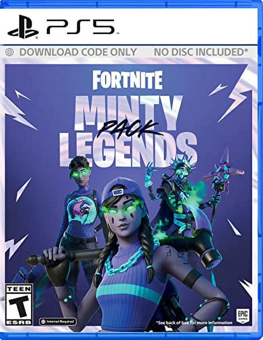 Fortnite minty legends pack - playstation 5