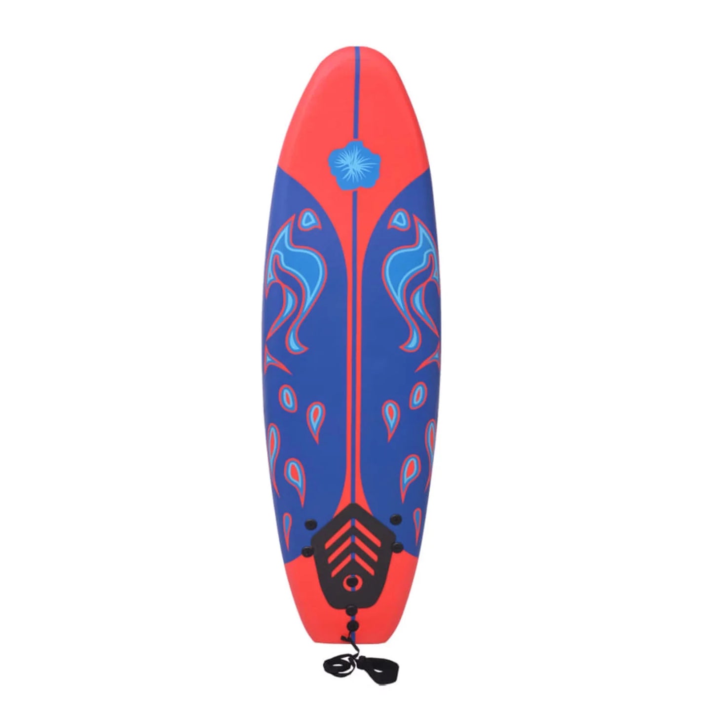 Anself surfboard with leash and  fins, beach surfing board kit for beginners youth and adults 66.9 x 18.4 x 3.1 inches (l x w x t)