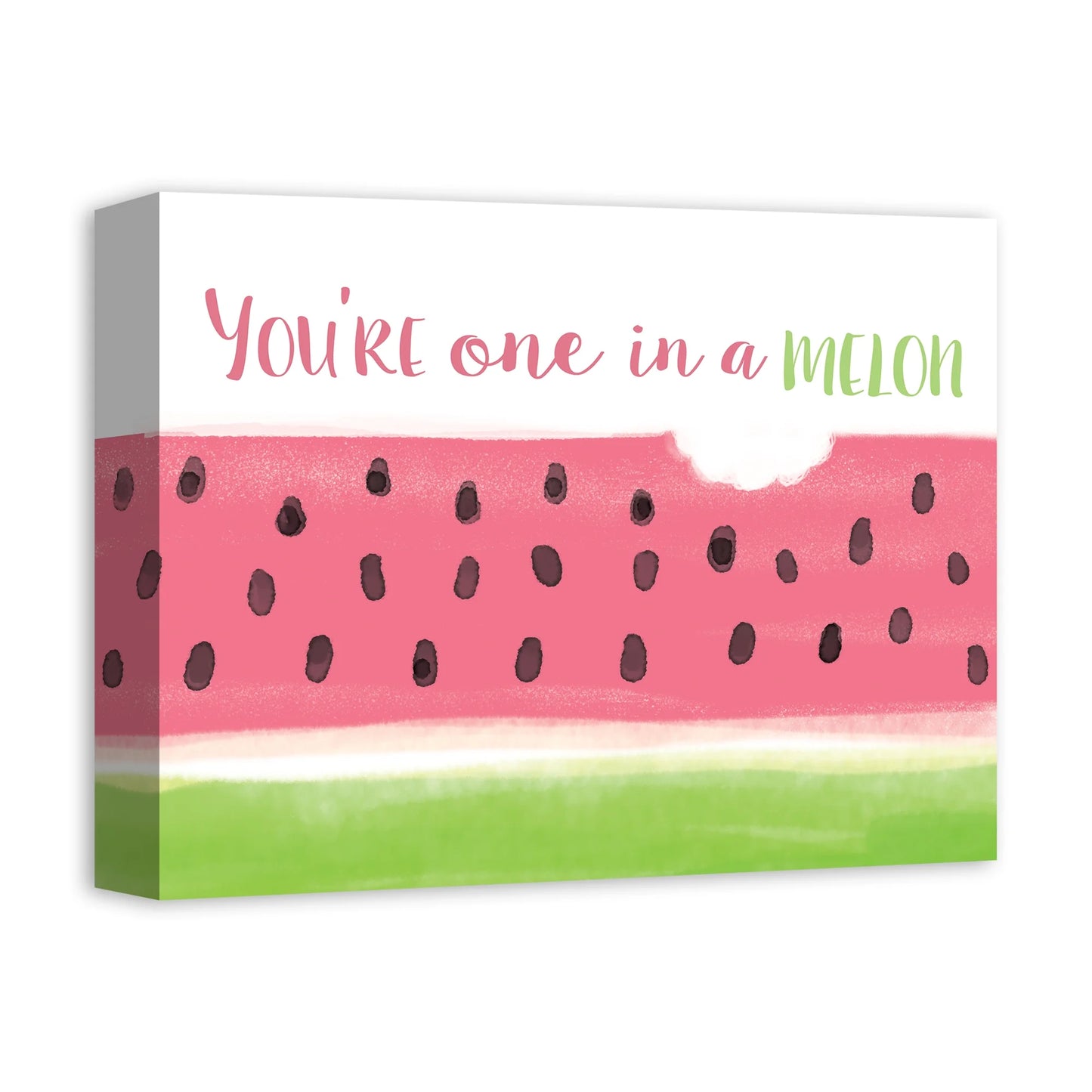 Creative products one in a melon 14x11 canvas wall art