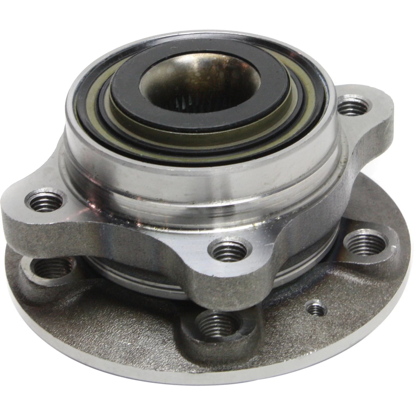 Wheel hub compatible with 2003-2007 volvo xc90 6cyl 5cyl 8cyl 3.2l 2.5l 2.9l 4.4l front, left driver or right passenger bearing included