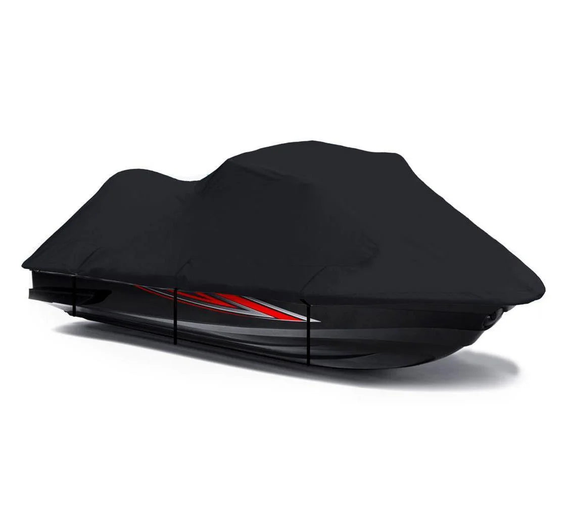 Black top of the line jet ski cover compatible for yamaha xlt 800 2002 2003 2004 / 1200 2001 2002 2003 2004 2005 jetski pwc cover