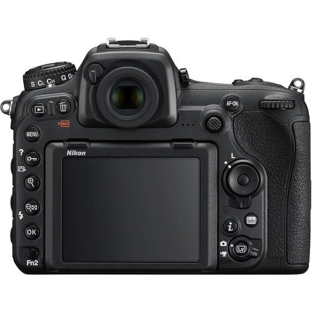 Nikon d500 20.9mp 4k wifi dslr camera (body only) + extra battery + sandisk 32gb sd bundle