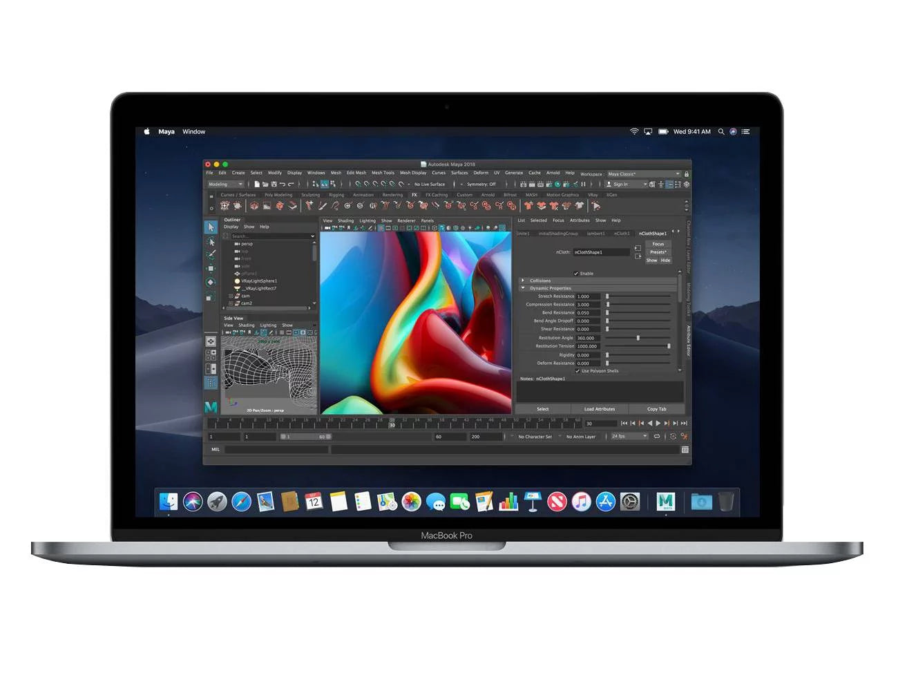 Apple a grade macbook pro 15.4-inch (retina, silver, touch bar) 2.2ghz 6-core i7 (mid 2018) mr962ll/a 1tb ssd 16gb memory 2880x1800 display mac os sierra power adapter included