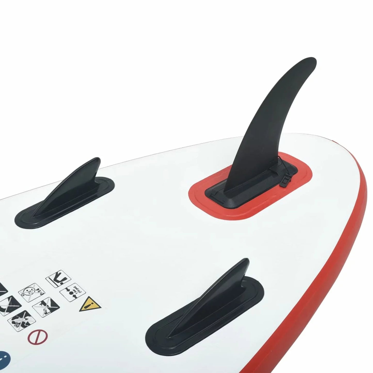 Andoer inflatable paddleboard set red and white