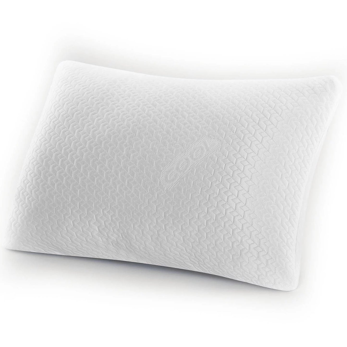 Spa sensations by zinus cool & cozy memory foam bed pillow, standard/queen