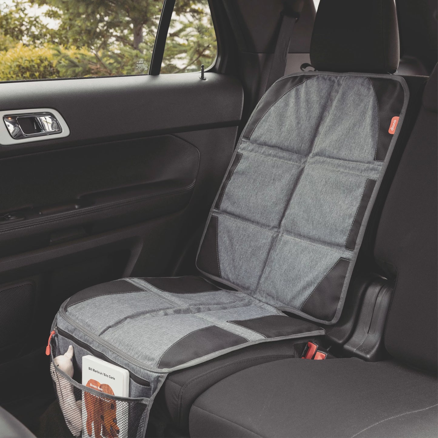 Diono ultra mat car seat protector, crash tested, water resistant, gray