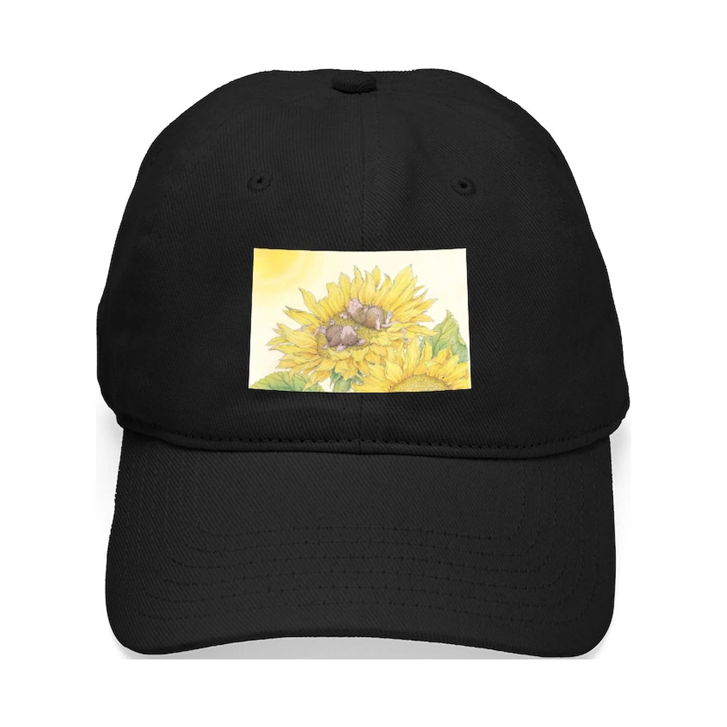 Cafepress - ray of sunshine baseball hat - printed adjustable cotton canvas black baseball hat