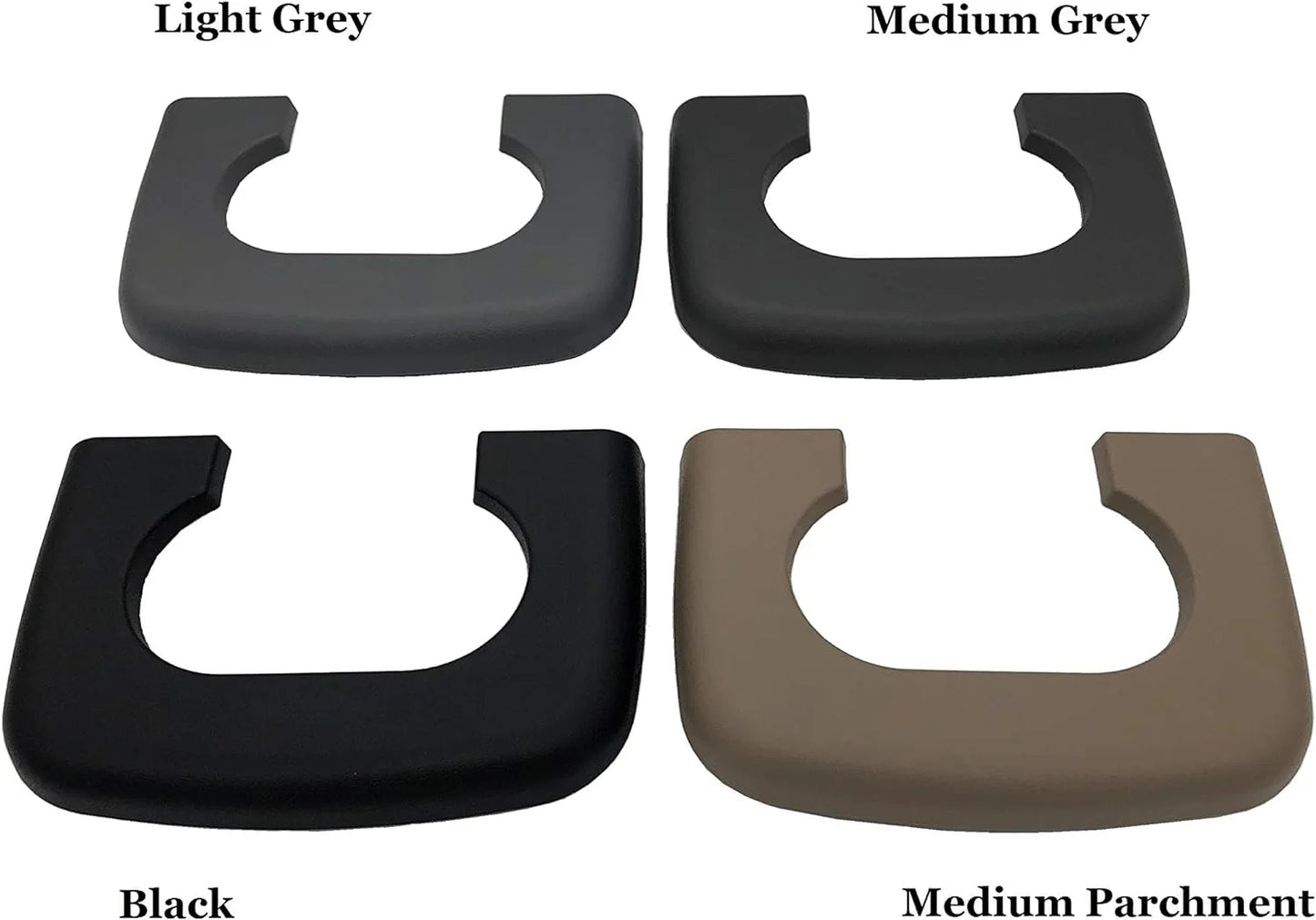 Custom install parts center console cupholder replacement pad compatible with ford f-150 1997-2003 (light grey)