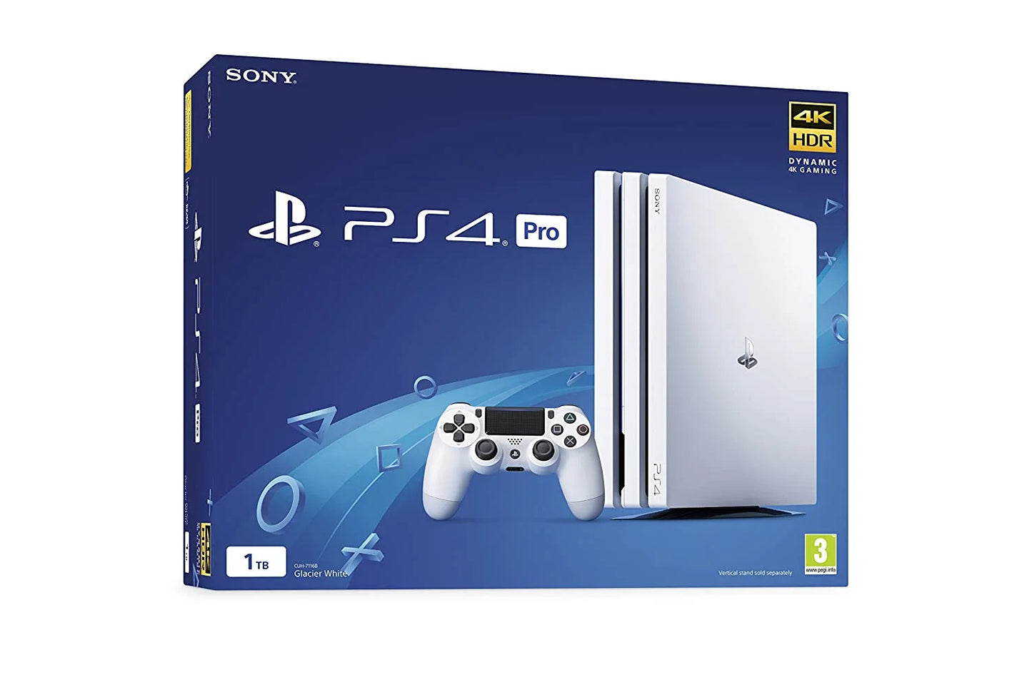 Sony playstation 4 original 500gb matte white gaming console + gaming earbuds with microphone bolt axtion bundle like new