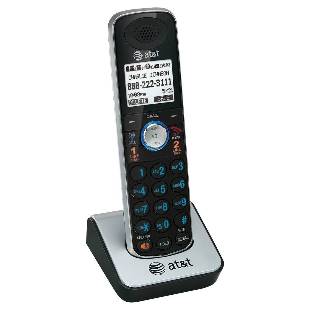 At&t tl86009 2-line operation handset speakerphone with lighted keypad (2 pack)