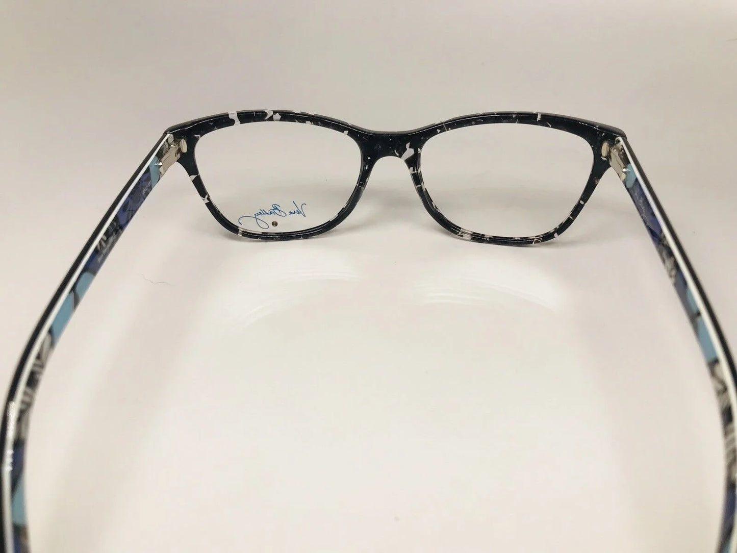 New authentic vera bradley emerson blue bayou eyeglasses 53mm with case