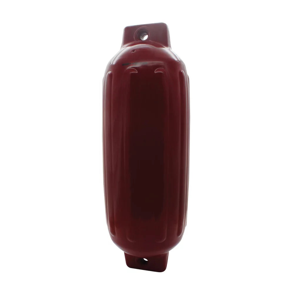 Extreme max 3006.7709 boattector inflatable fender - 8.5" x 27", cranberry