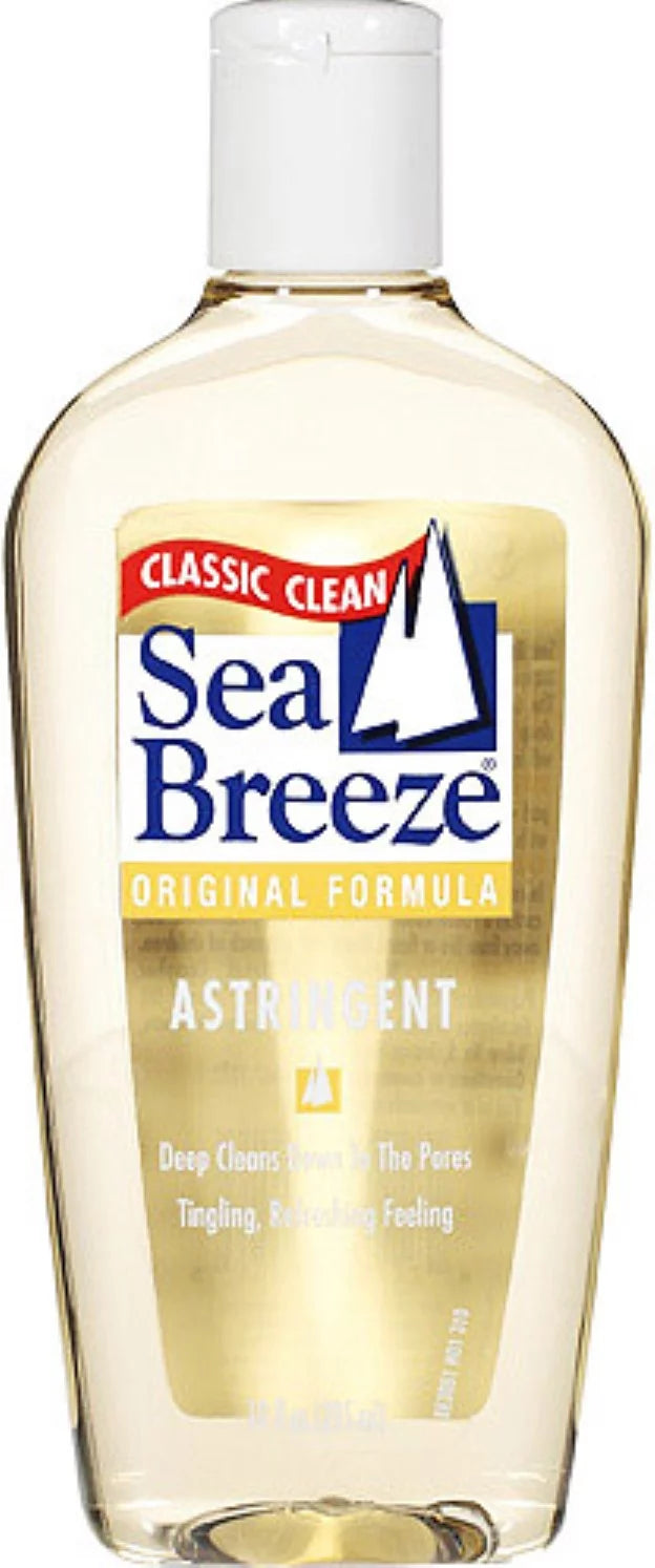 3 pack - sea breeze astringent original formula, classic clean 10 oz