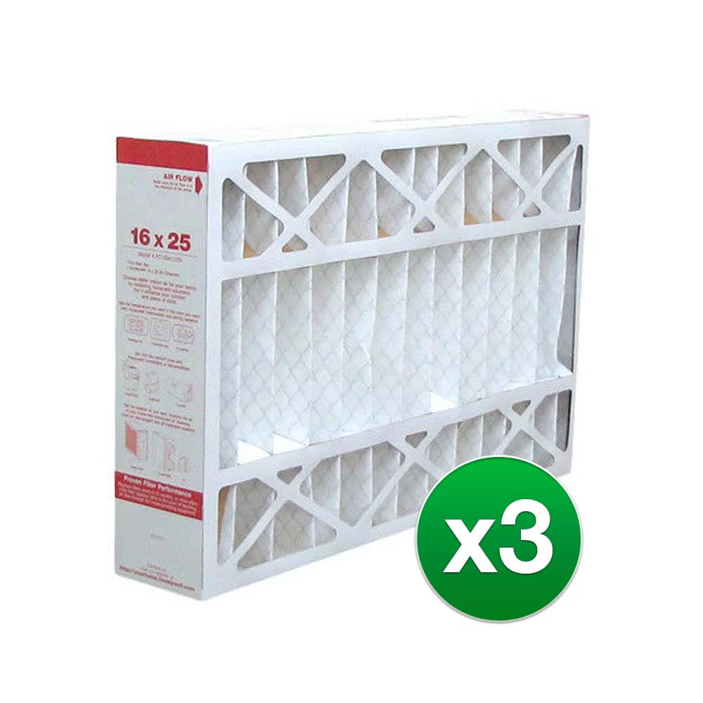 Replacement for honeywell fc100a1029, 16x25x5 air filter - merv 11 (3-pack)