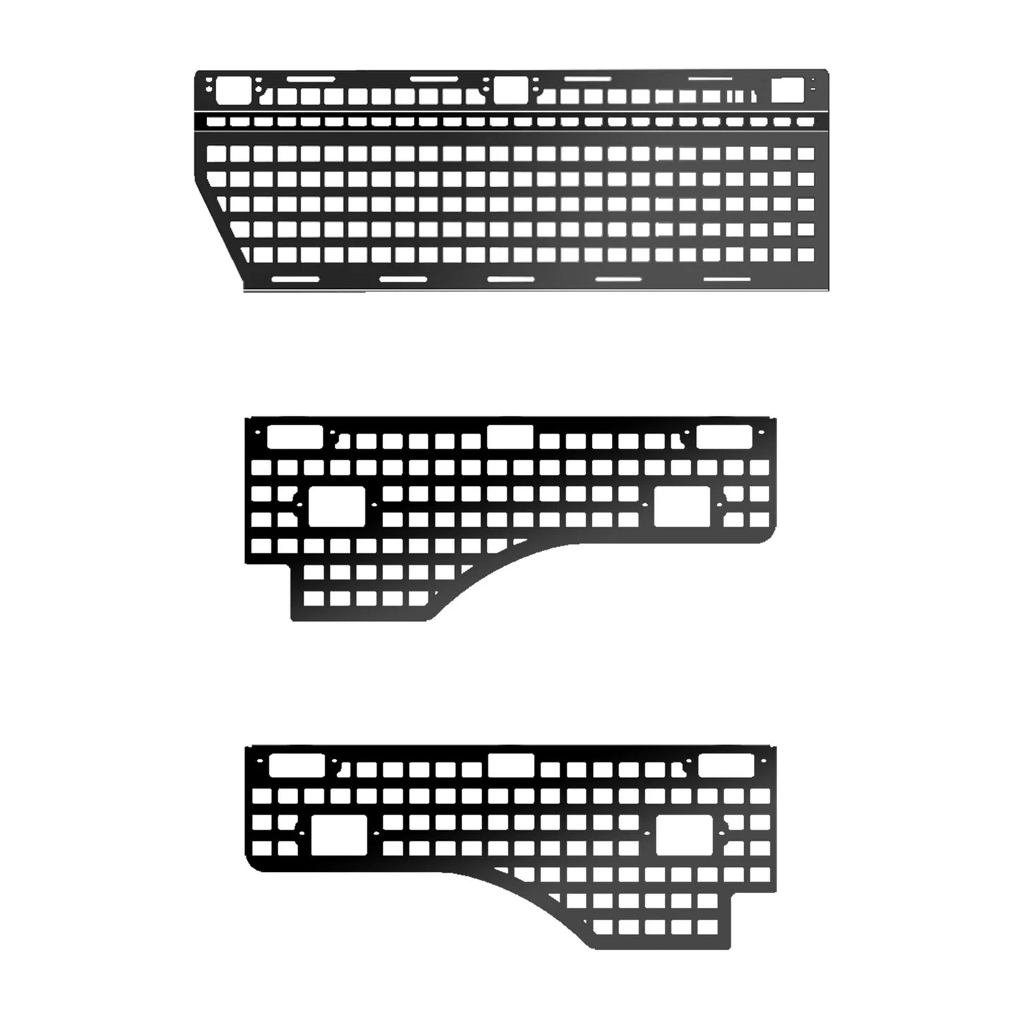 Putco 195033 molle panel fits 15-21 canyon colorado fits select: 2015-2016,2021-2022 chevrolet colorado