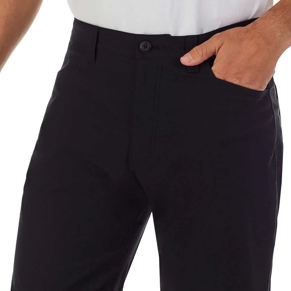 Eddie bauer mens lightweight convertible pant (black 34x32)