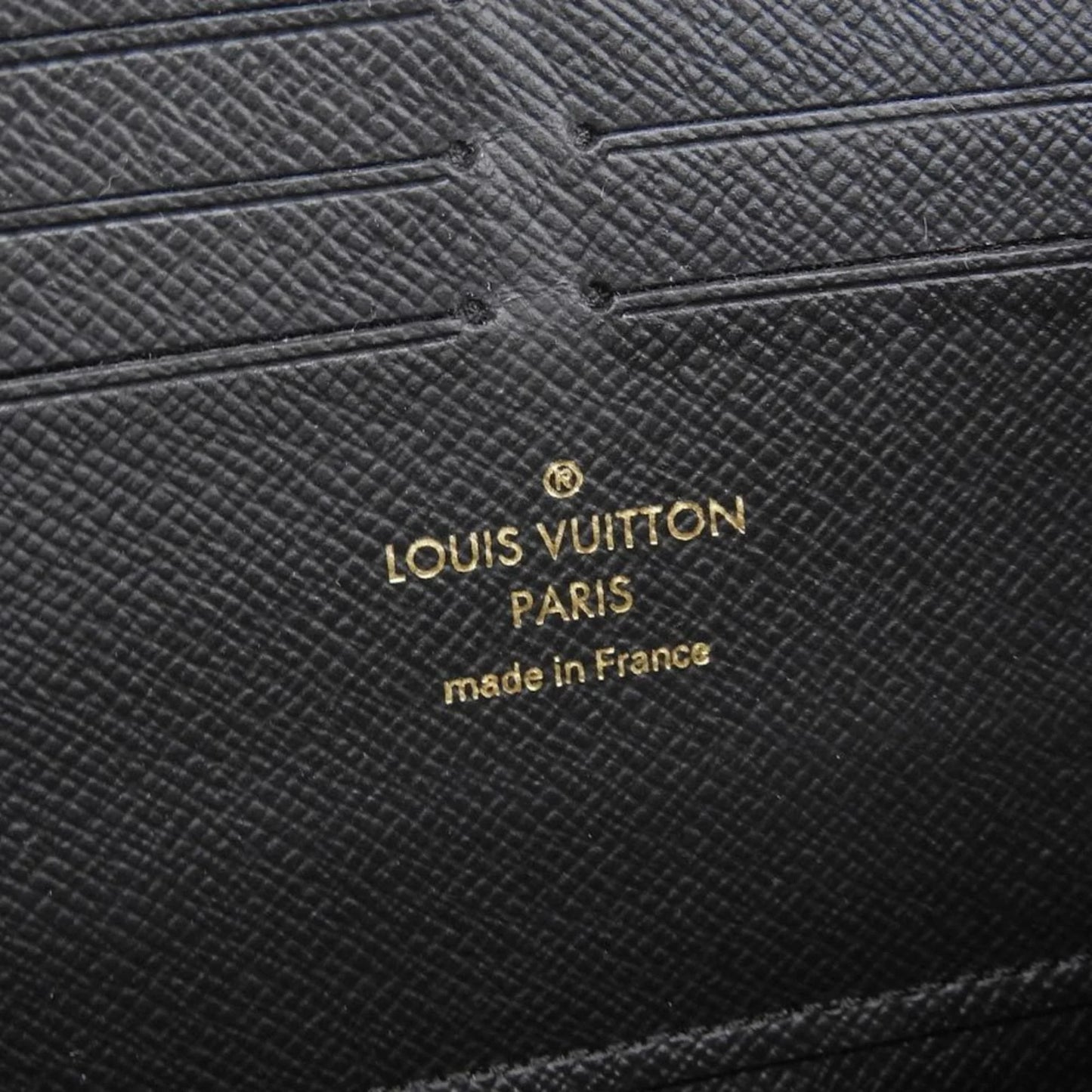 Pre-owned louis vuitton louis vuitton monogram zippy retiro round long wallet noir m61855 (good)