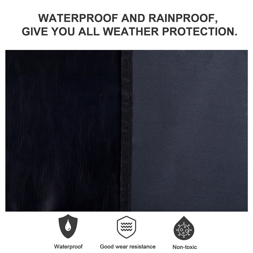 Paddsun for jeep wrangler jk jku 07-2018 waterproof leather sunshade top roof cover