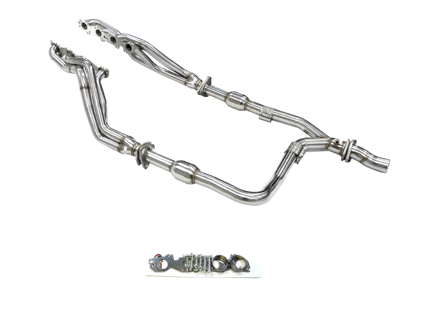 Stainless steel long tube header fitment for 03 thru 04 dodge ram 1500 5.7l 4wd hemi by mhp