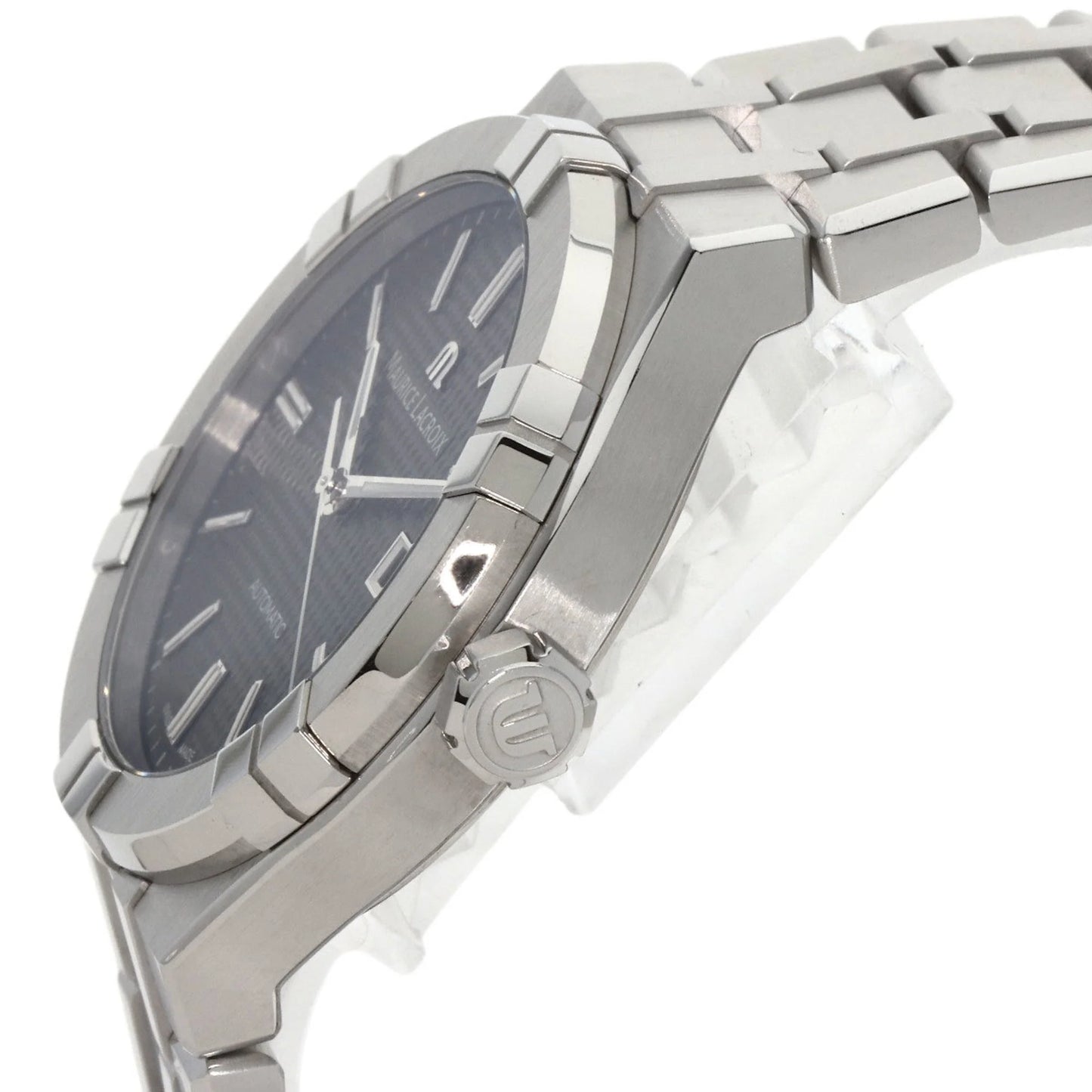 Pre-owned maurice lacroix ai6008 icon watch stainless steel ss men's maurice lacroix (good)