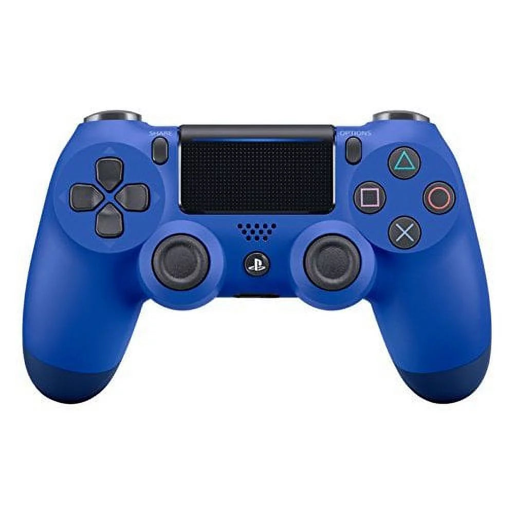 Restored dualshock 4 wireless controller for playstation 4 ps4 wave blue (refurbished)