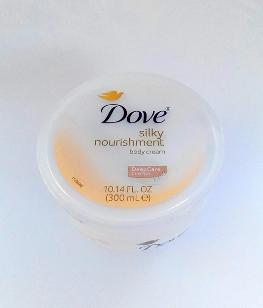 Dove silky nourishment body cream, 10.1 ounce / 300 ml (pack of 2)