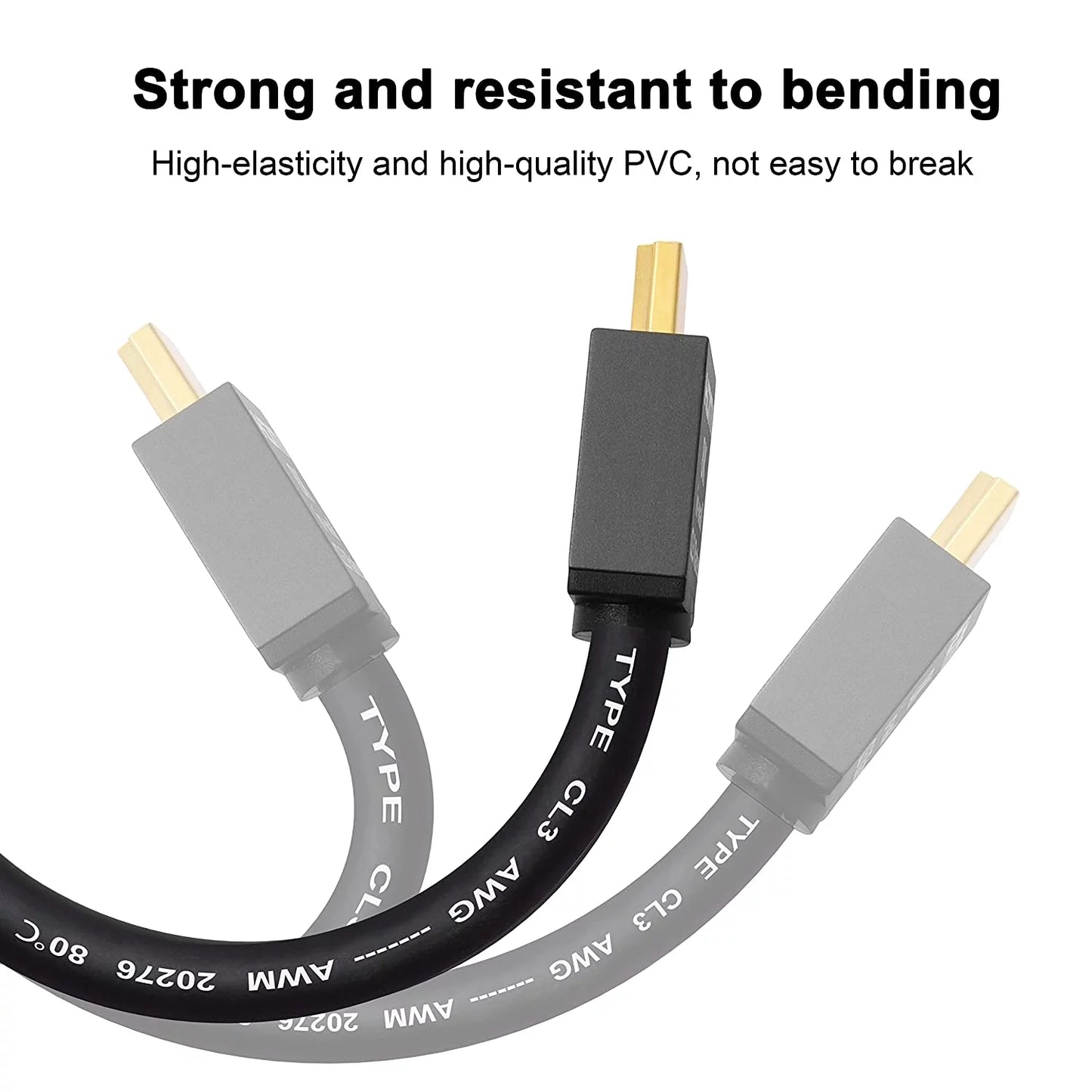 8k hdmi 2.1 cable 15 feet cl3 in wall rated 8k60hz 4k120hz earc arc hdcp 2.3 2.2 ultra high speed compatible