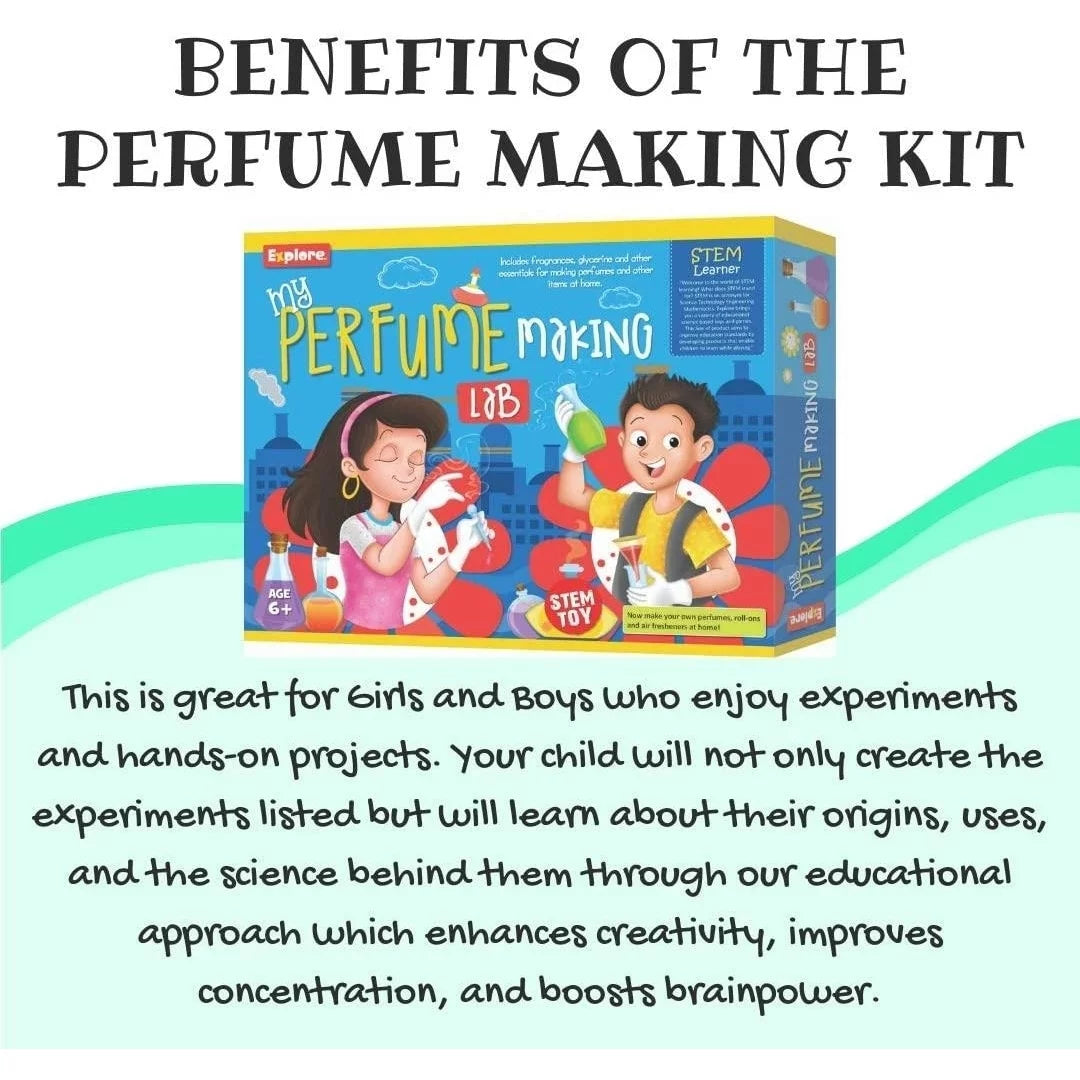 Explore stem learner my perfume making lab air freshner diy scientist kit mighty mojo